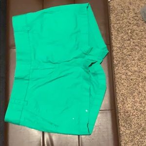 Green shorts